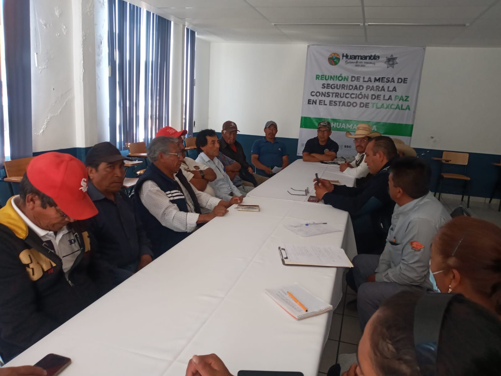 Policía Municipal y ejidatarios de Huamantla trabajan unidos para la seguridad en el campo